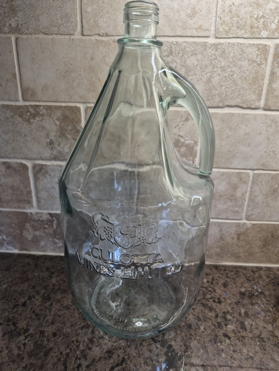 culotta wines limited Other - Vintage Culotta Wines Limited Demijohn Glass Wine Decanter Bottle 1 Gallon Jug